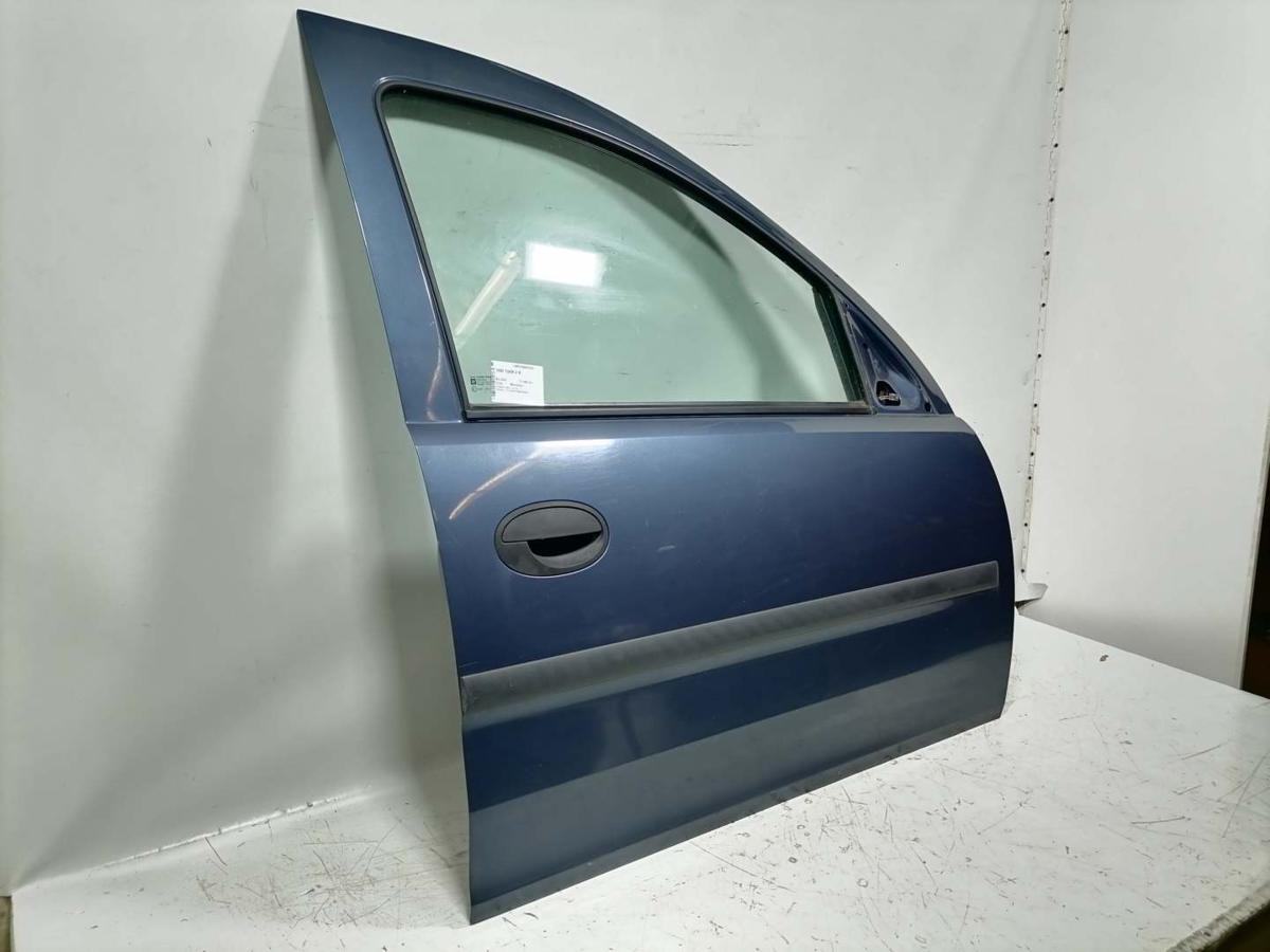 Opel Combo C original T&uuml;r vorn rechts Z168 Metroblau Rohbau BJ06